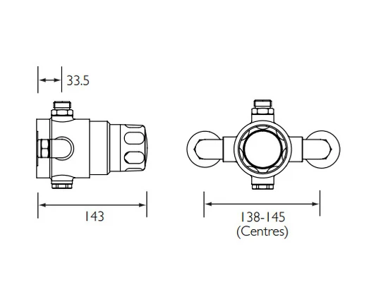 Bristan Non-Shut Off Exp Metal Knob - TS1503ECP-2000-MK 4 Bristan Non-Shut Off Exp Metal Knob - TS1503ECP-2000-MK - Image 2