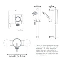 Bristan Sonique 2 Thermostatic Surface Mounted Shower With Adjustable Riser (Chrome) - SOQ2SHXARC 9 Bristan Sonique 2 Thermostatic Surface Mounted Shower With Adjustable Riser (Chrome) - SOQ2SHXARC -Grundfos Shop bristan sonique 2 thermostatic surface mounted shower with adjustable riser chrome soq2shxarc 2
