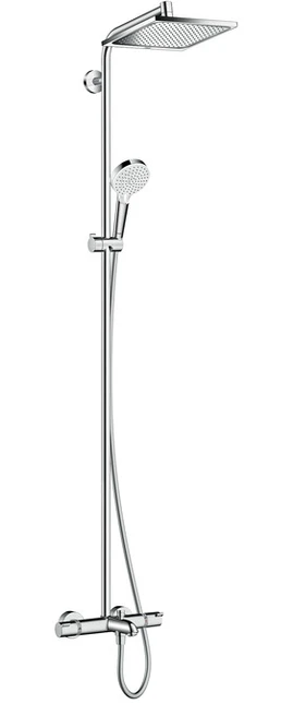 Hansgrohe Crometta E 240 Shewerpipe Bath Shower Mixer - 27298000 2 Hansgrohe Crometta E 240 Shewerpipe Bath Shower Mixer - 27298000