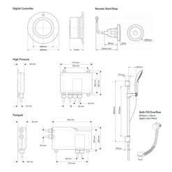 Mira Mode Dual Bath/Shower Pumped - 1.1874.012 -Grundfos Shop mira mode dual bath shower pumped 1 1874 012 2