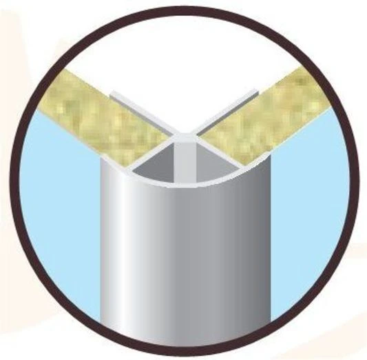 Rearo Selkie 2.4M External Corner Profile Finishing Trim (White) 4 Rearo Selkie 2.4M External Corner Profile Finishing Trim (White) - Image 2