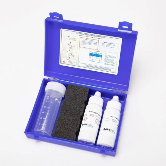 Safesol Mini Peroxide Test Kit With Strips For 0-100ppm Peroxide - MP-30 3 Safesol Mini Peroxide Test Kit With Strips For 0-100ppm Peroxide - MP-30