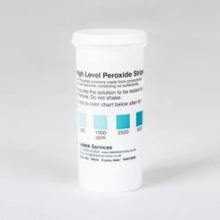Safesol Test Strips That Measure 0-5000ppm Peroxide (Qty 50) - TS50-0-5000